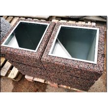 Урна бетонная Троя (Габбро диабаз)