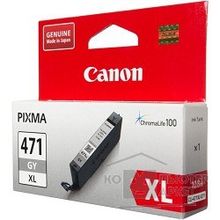 Canon CLI-471XLGY 0350C001 Картридж для PIXMA MG5740 MG6840 MG7740, серый