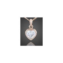 Подвеска Сердце с кристаллами Swarovski