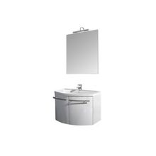 Aquanet Мебель для ванной Римини 75 (белый) - HC-027 светильник Нота 40,50,58,75 (300 мм) хром