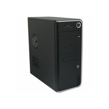 Настольный компьютер RiWer 55573 (Intel Core i3-2100 3.1GHz s1155, Intel H61 mATX s1155, 4096 Mb DDR3 1333MHz, 1500 Gb, ATi Radeon HD 5450 1Gb, DVD-RW, Кардридер, ОС не установлена,Classix ATX Event 350W Black silver)