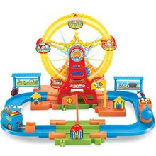 Devik Play Toy 3110239  Железнодорожный набор с паровозом ЦИРК - со световыми и звуковыми эффектами