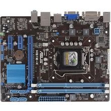 Материнская плата ASUS H61M-K OEM {LGA1155,H61,DDR3,PCI-E,SATAII,8ch Audio,GBL,mATX}