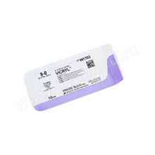 W1703 ВИКРИЛ 9 0, 10 см, фиолет. Шпат. МП тонкая 6,5 мм,3 8 Ethicon, Бельгия США