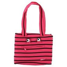 Zipit Сумка Monster Tote Beach Bag - Pink Begonia with Black Teeth (ZBZM-2)