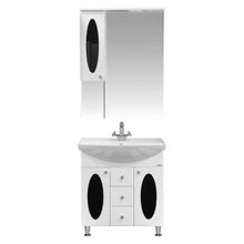 Misty Мебель для ванной Сидней 75 L черная