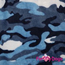 Джемпер из флиса для средних собак ForMyDogs синий камуфляж FW498 2-2017