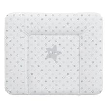 Пеленальный матрац 70x85 см Ceba Baby мягкий на комод(W-134-066-260 Stars Grey)