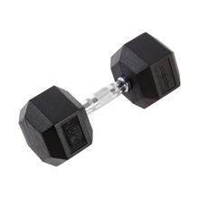 Гантель обрезиненная StarFit DB-301 12 кг, черная