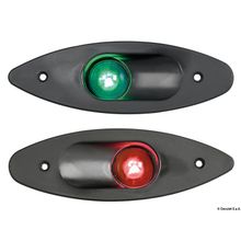 Osculati Built-in ABS navigation light green black, 11.129.02