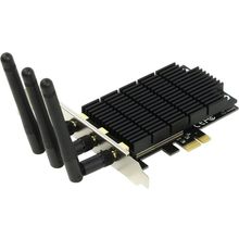 Сетевая карта  TP-LINK   Archer T9E   Wireless Dual Band PCI Express  Adapter  (802.11b g n ac,  PCI-Ex1, 1300Mbps)
