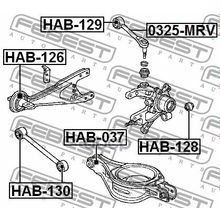 Сайлентблок Рычага Подвески | Зад Прав Лев | Honda Mr-V 2003-2008 Febest арт. HAB130