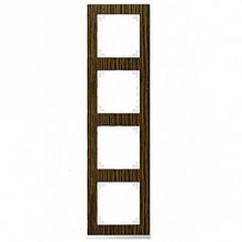 Рамка 4 поста MERTEN M-PURE DECOR, дуб |  код. MTN4040-3674 |  Schneider Electric