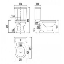 Creavit Унитаз Klasik KL311