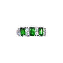 Кольцо с изумрудами (Размер: 16.5)