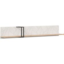 Алмаз. Любимый дом Ройбен Полка навесная 1800 (Дуб золотой Белый)