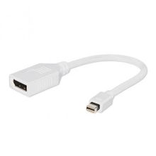 Адаптер mini DisplayPort M - DisplayPort F, белый, Gembird (A-mDPM-DPF-001-W)