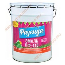 ФАЗЕНДА эмаль ПФ-115 сурик (20кг)   ФАЗЕНДА эмаль ПФ-115 сурик (20кг) ГОСТ