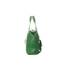 Небольшая сумка из кожи зеленого цвета