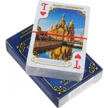 Сувенирные игральные карты серия "Города России" 54 шт колода (ИН-2501)