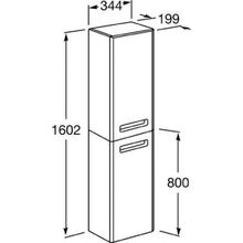 Шкаф-пенал Roca Gap R, фиолетовый, ZRU9302746