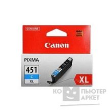 Canon CLI-451XLC 6473B001 Картридж для PIXMA iP7240, MG5440, 6340, Голубой, 665стр.