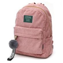 Рюкзак подростковый, 40x30x12см, 1 отделение, 1 карман, брелок, вельветовый материал, 3 цвета 3 цвета