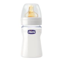 Бутылочка Chicco Well Being Nature Glass Стекло, 150 мл, лат. соска, норм. поток, 0+, 310205017