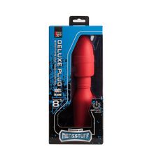 Dream Toys Красная анальная пробка с вибрацией MENZSTUFF VIBRATING BUTT PLUG 8.5INCH - 21,5 см.