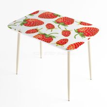 Стол обеденный Титан с фотопечатью на металлических ножках