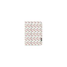 Чехол Merc fabric folio Flower для Apple iPad mini красный A-M10FF-F08027
