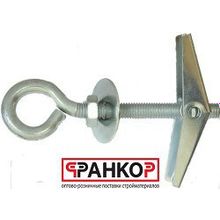Складной пруж дюбель с крюком М6 1шт Стройбат