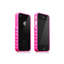 More Glam Rocka (розовый) - бампер для iPhone 4