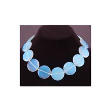 Бусики-Колечки Бусы Лунный камень"Рондо" НЛК-11(30)-45-1