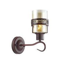 Бра декоративное VITELIA кофе стекло метал.декор  E27 1*40W 220V 3098 1W