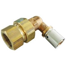 Прессовый угольник-переход Oventrop Cofit P 26x3,0x1" с резьбовым соединением ВР