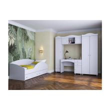 Система Мебели Детская Италия-3 белое дерево