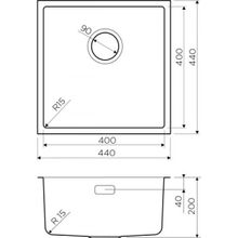 Мойка Omoikiri Tadzava 44-U-IN