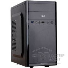 3Cott 3C-MATX-R833, Black, mATX, блок питания 400 Вт, выходы USB 2.0x2, Audio+Mic, материал шасси класса A, SPCC толщиной 0.5mm