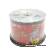 Диск CD-R 80min 700Mb EMTEC  52x  50 шт Cake box (Basf)