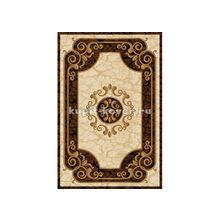 Российский ковер VISION DELUXE carving d045_cream-brown, 1.5 x 2.3