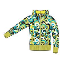 Одежда Dakine Girls Print Hoodie YELLOW