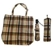 Женский зонт Ame Yoke Крупная клетка