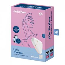 Satisfyer Белый вакуум-волновой вибростимулятор Satisfyer Love Triangle