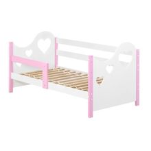 Кровать  800х1600 Белый розовый
