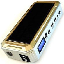 SolarStarter 18000 mAh универсальное пуско-зарядное устройство для автомобиля с солнечной панелью