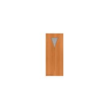 Ламинированная дверь. модель 4с3 (Размер: 900 х 2000 мм., Цвет: Итальянский орех, Комплектность: + коробка и наличники)