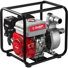 Мотопомпа бензиновая, ЗУБР ЗБМП-600, 600 л мин (36 м3 ч), патрубки 50 мм, напор 26 м, всасывание 8 м
