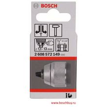 Bosch Быстрозажимной патрон 1 2 1,5-13 для GSB (2608572149 , 2.608.572.149)