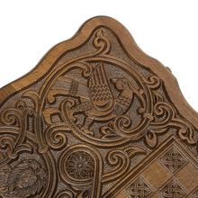 Нарды резные "Армянский узор 6" с ручкой 60